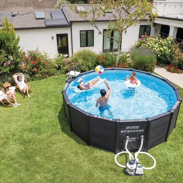 Piscine Graphite 4,78 x 1,24 m